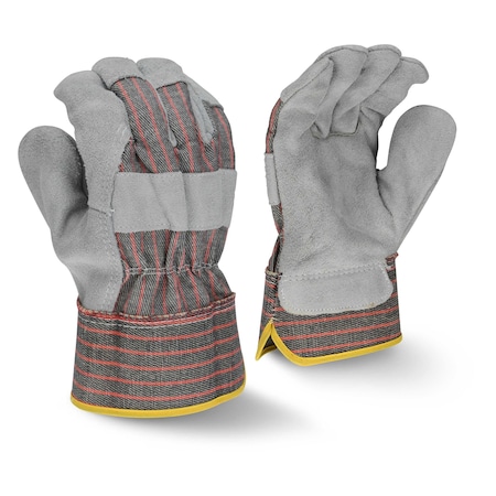Radians Leather Glove, Leather, Gray, XL, 1 PR RWG3103XL